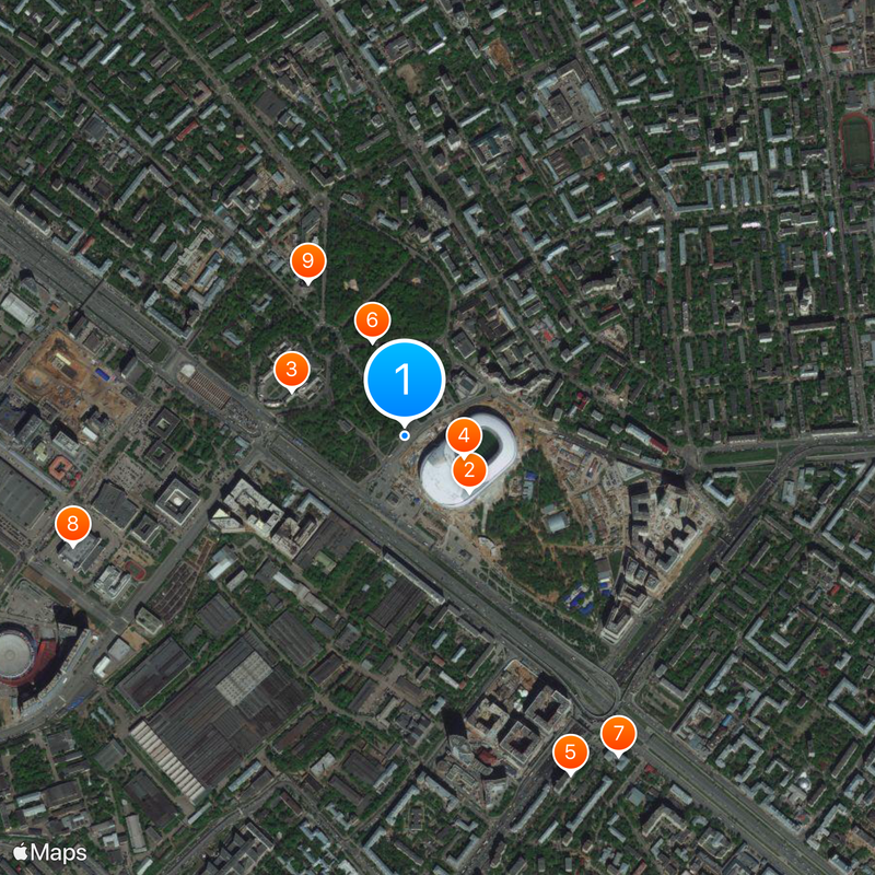 Petrovsky Park Map