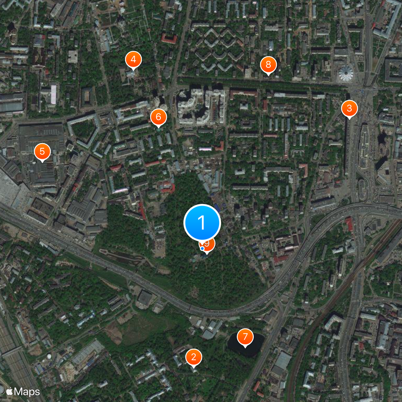 Danilov Cemetery Mappa