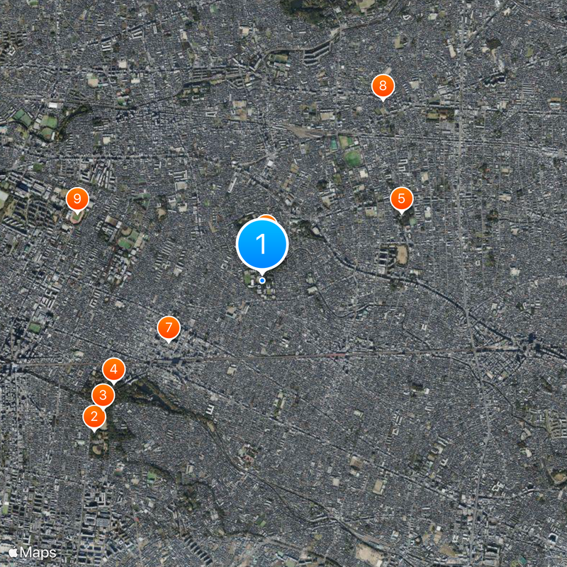 Tokyo Woman's Christian University Map