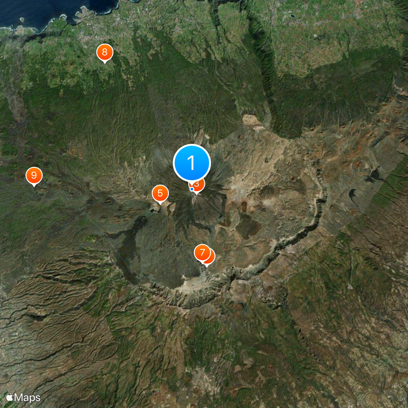 Teide Mapa