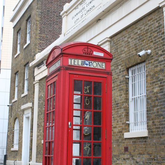 K2 Telephone Kiosk Outside Number 48, Commercial Road