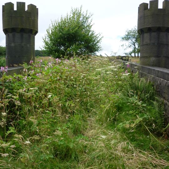 Bridge Over Railway Circa 170 Metres North West Of Turton Tower