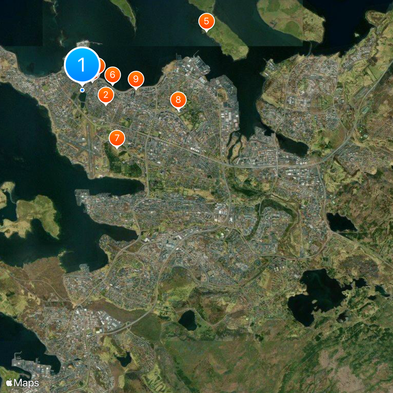 Reykjavik Kaart