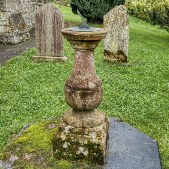 Sundial In The Churchyard to Christ Church Parish Church, A490 , Bwlch-Y-Cibau