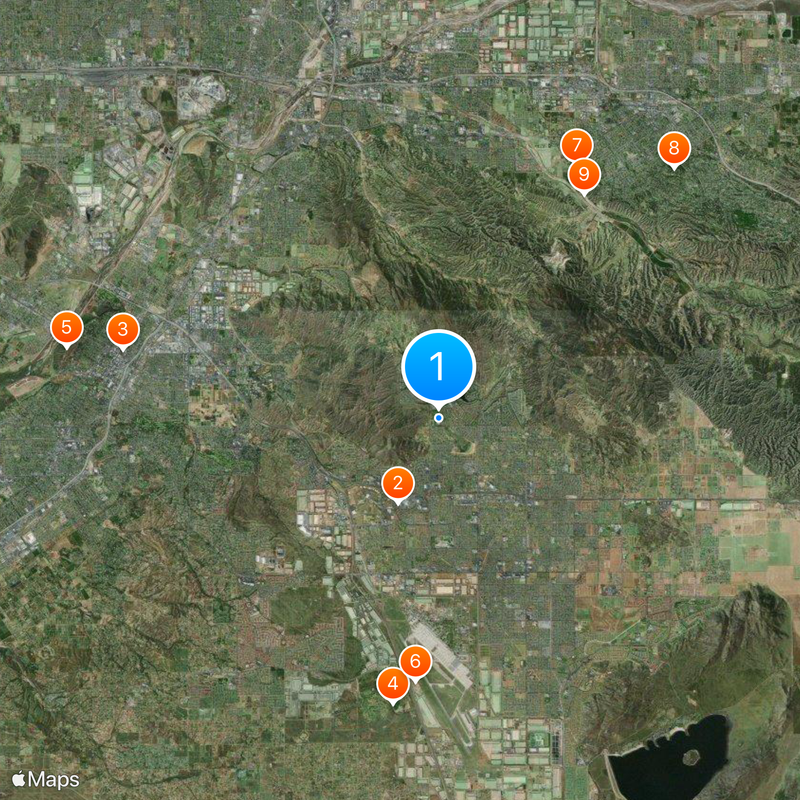 Canyon Springs High School Map