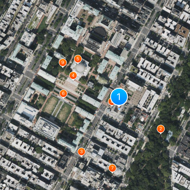 Columbia Law School Mapa