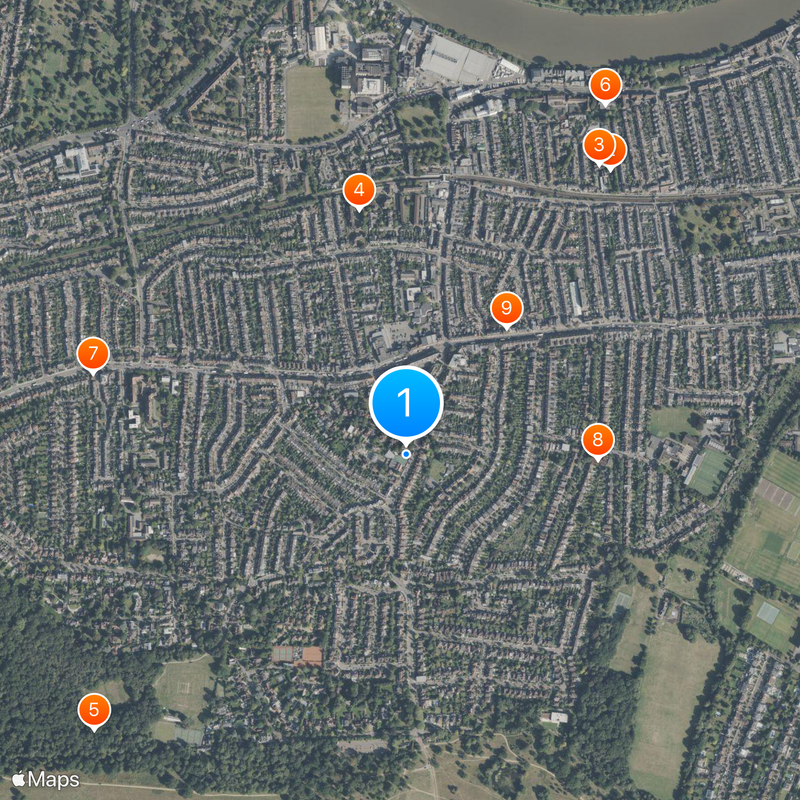 Tower House School Map
