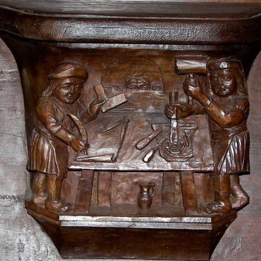 Stalles à Conques-en-Rouergue