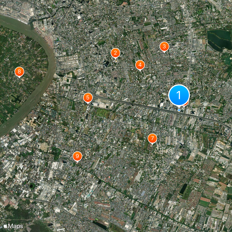 Bang Na Map