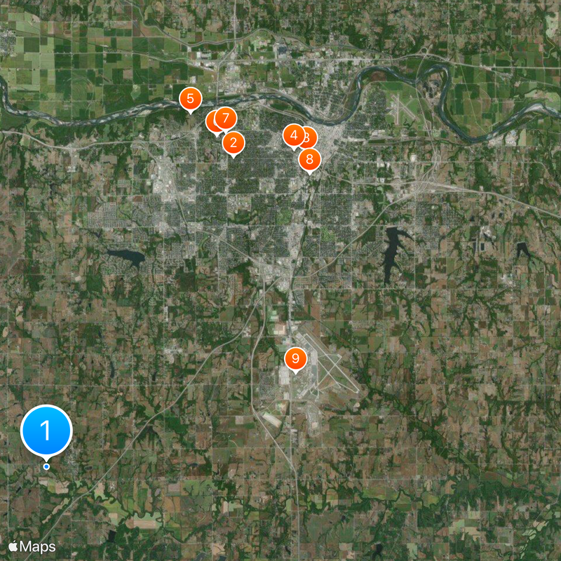 Condado de Shawnee Mapa