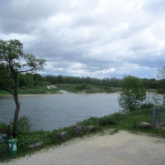 Confluent de l'Ain et du Rhône