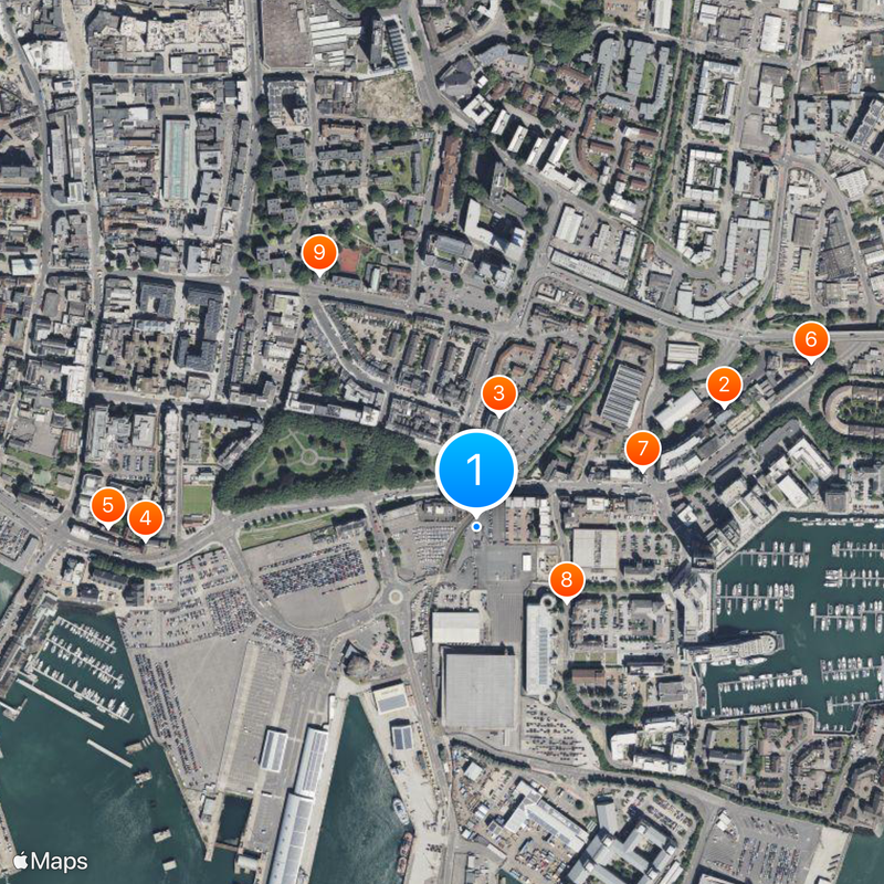 Port of Southampton Map