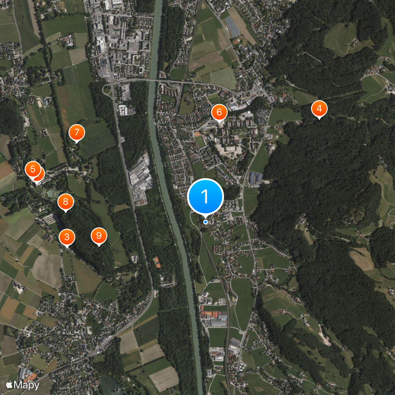 Schloss Goldenstein Mapa
