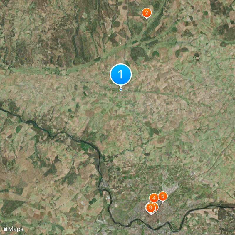 Vía de la Plata Map