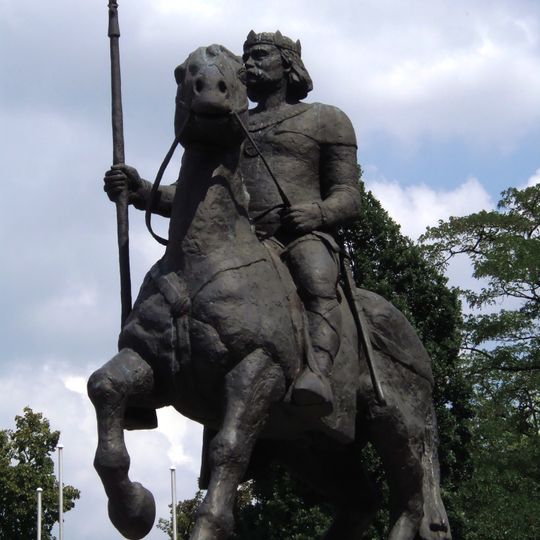 Boleslaus I monument in Wrocław