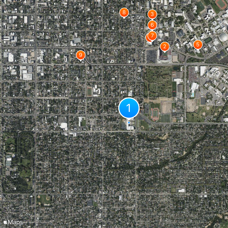 East High School Map