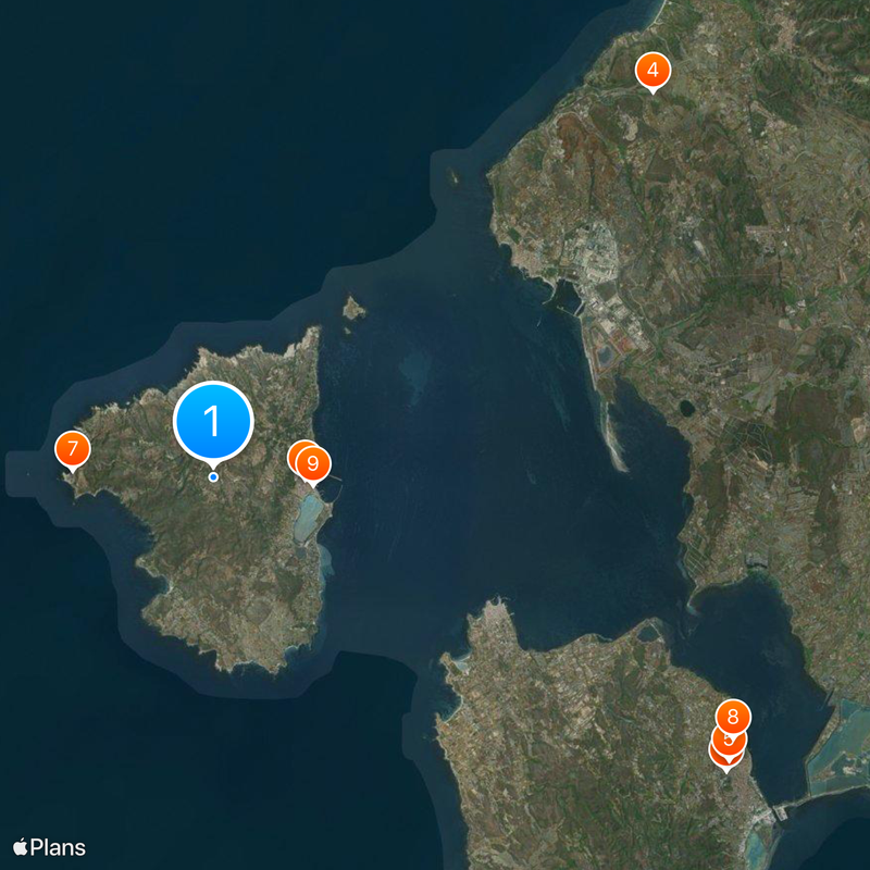 San Pietro Island Map