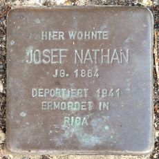 Stolperstein dedicated to Josef Nathan