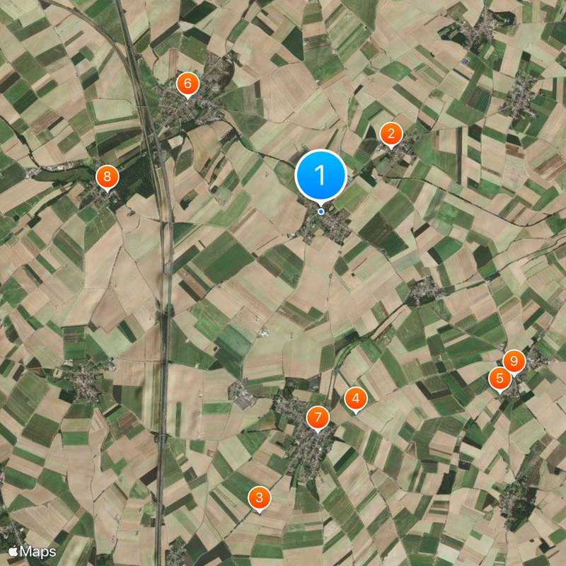 Écoust-Saint-Mein Mappa