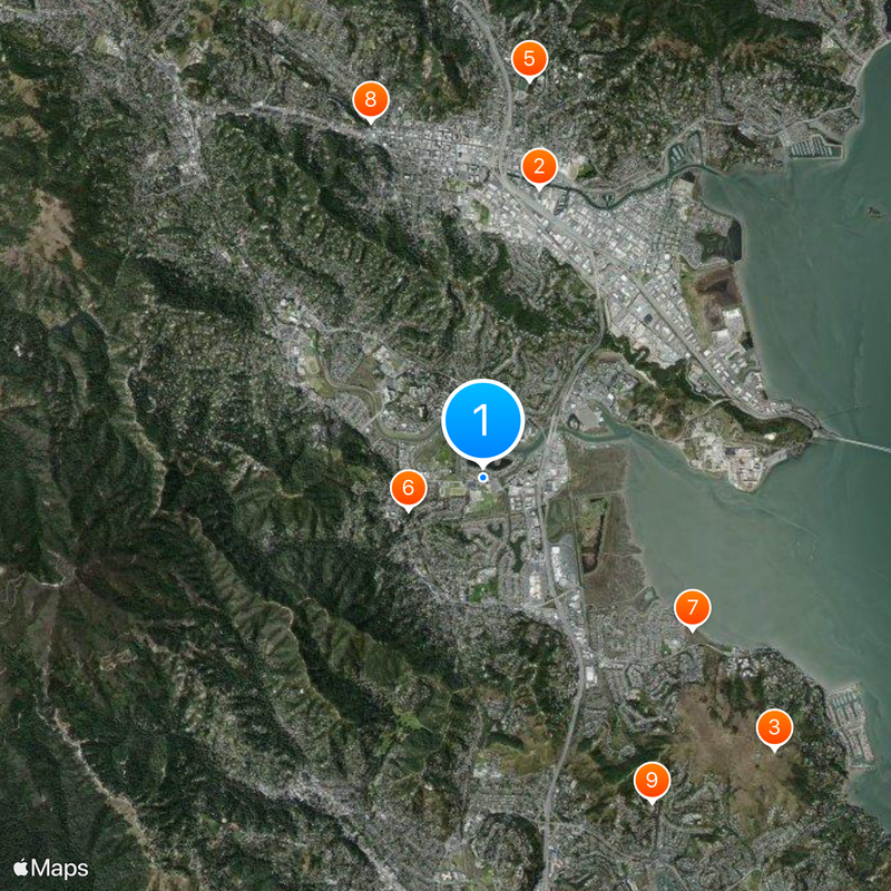 Redwood High School Map