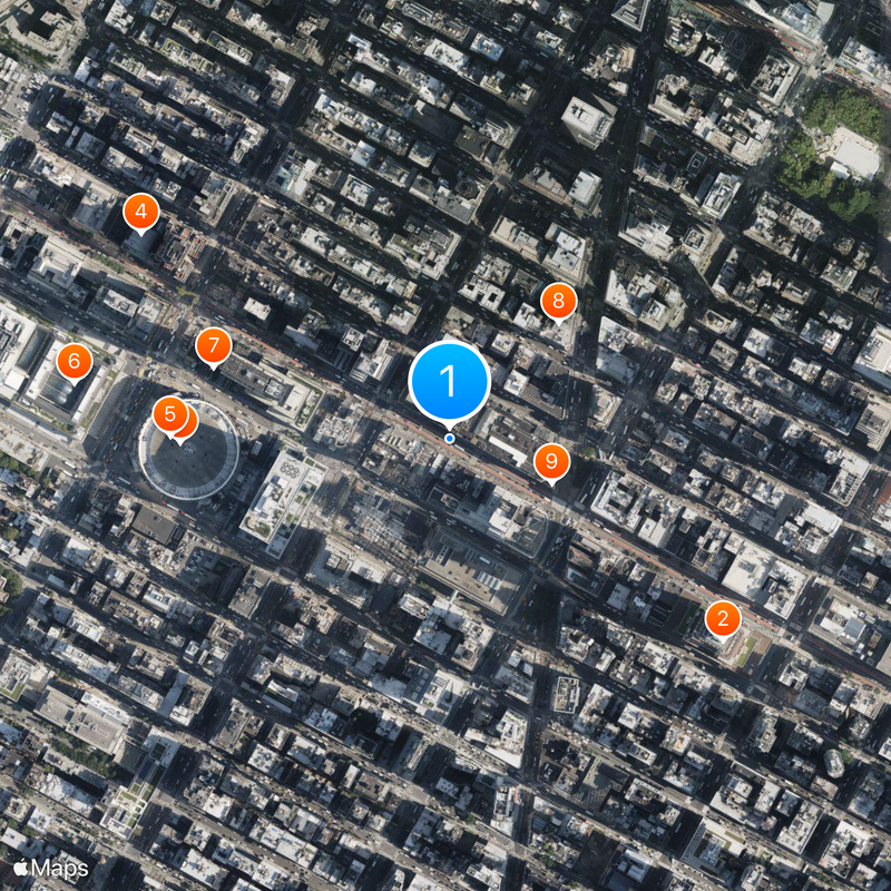 34th Street Map