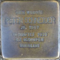 Stolperstein à la mémoire de Peter Schneider
