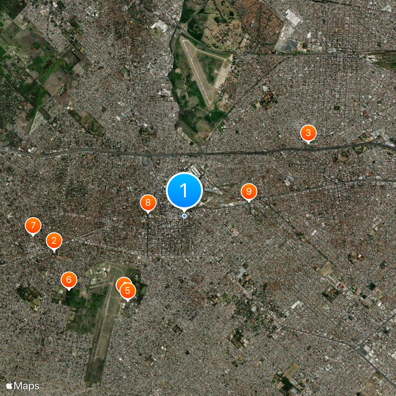 Partido di Morón Mappa