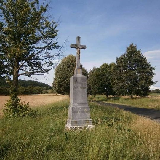 Kříž v Bludově na trati K Zámečku