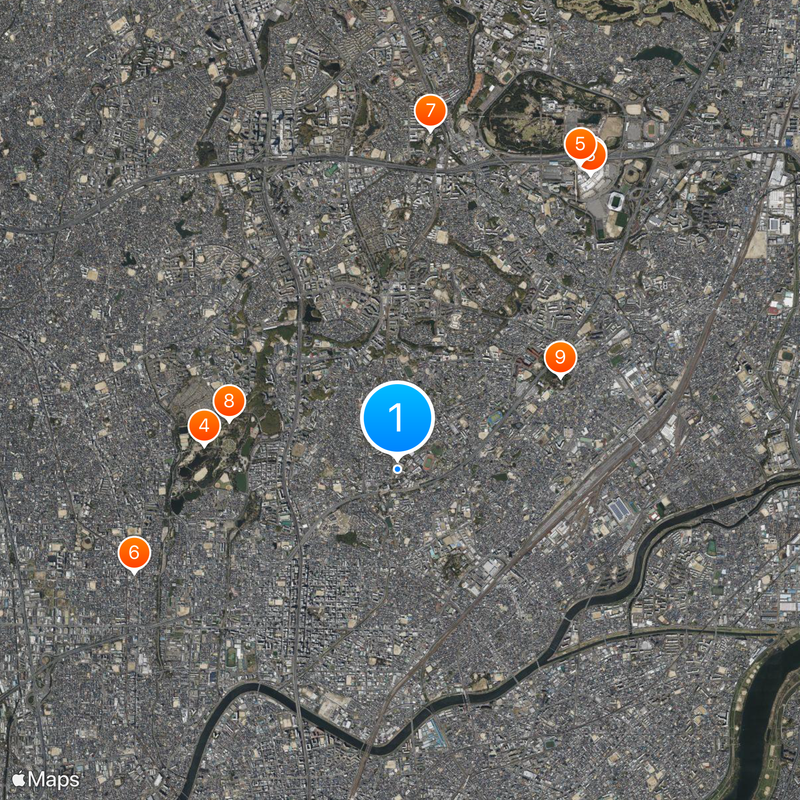 Kansai University Map