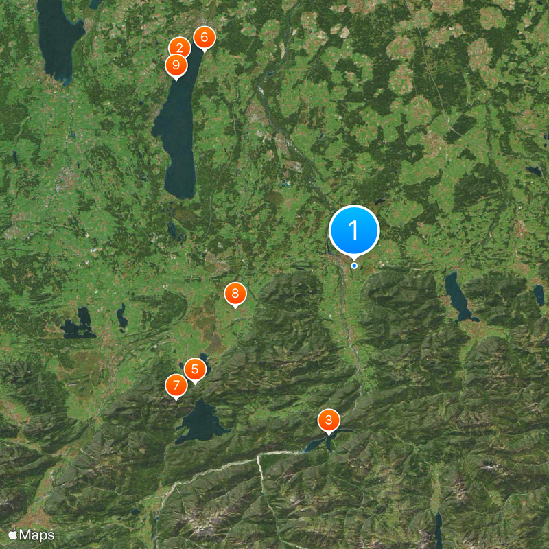 Landkreis Bad Tölz-Wolfratshausen Karte