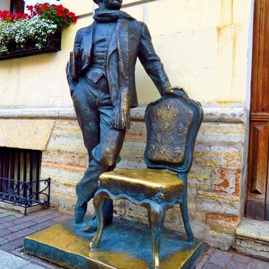 Ostap Bender statue in St. Petersburg