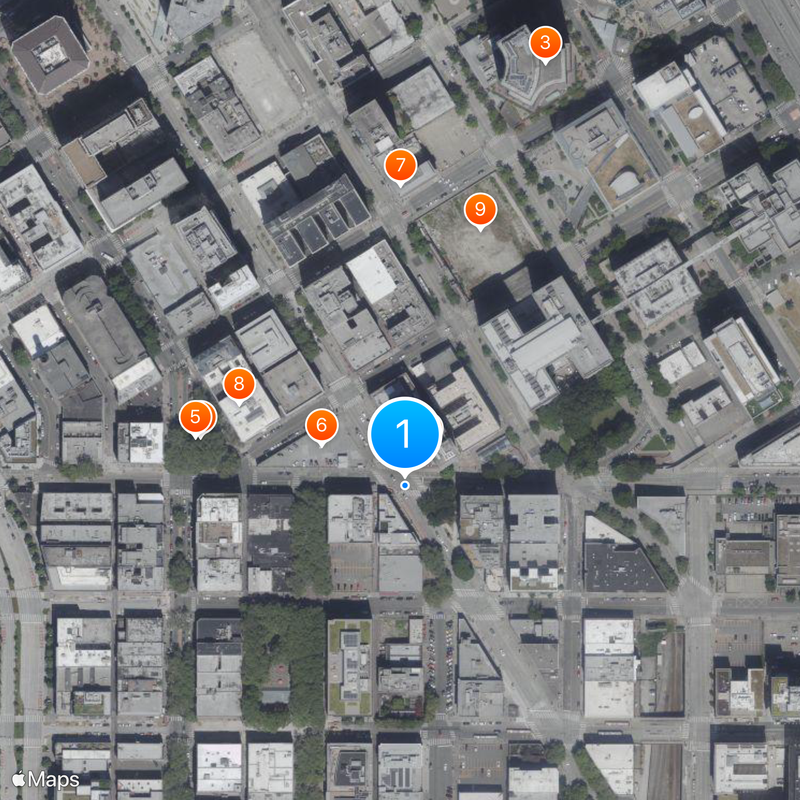Pioneer Square Mapa