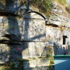 Relief of Coronation of Mary in Srbská Kamenice