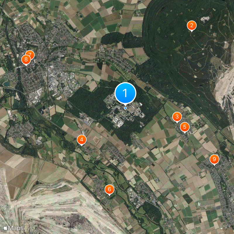 Research Centre Jülich Map