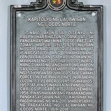 Capitol of the Province of Ilocos Norte historical marker