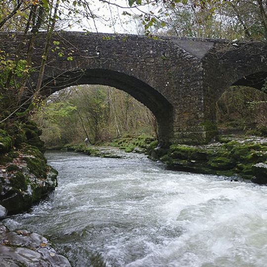 Hawes Bridge Over The River Kent