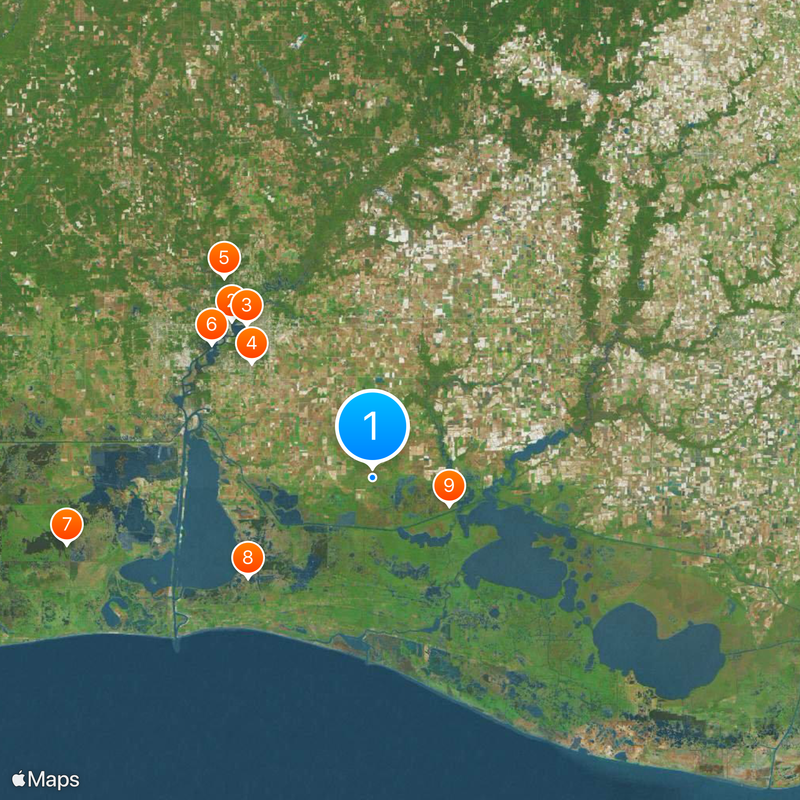 Gulf Coastal Plain Map