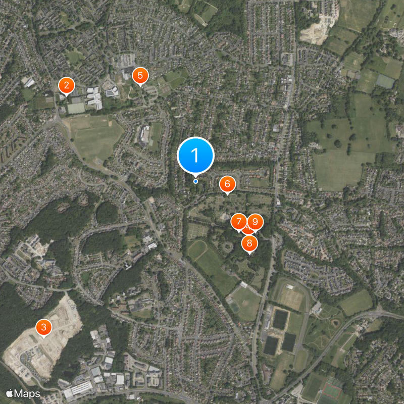 Leeds North West Map