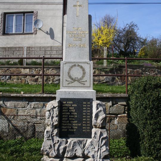 Památník obětem 1. sv. války v Radoníně