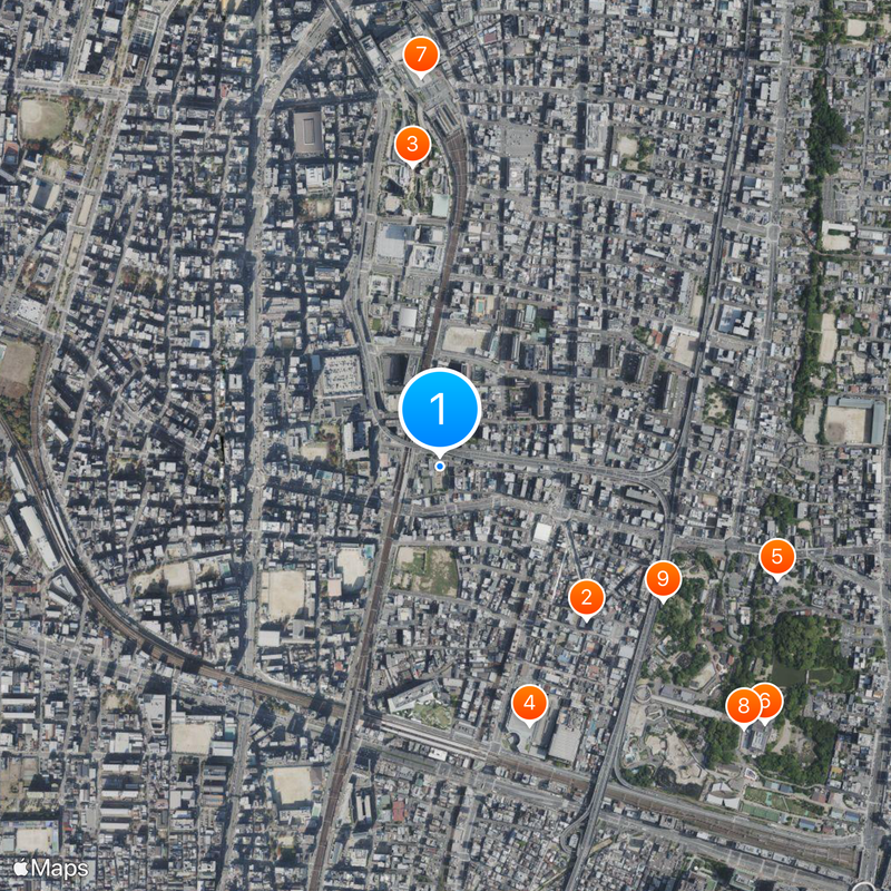 Imamiya Ebisu Shrine Mapa