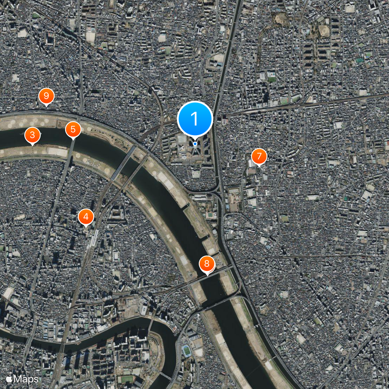 Tokyo Detention House Map