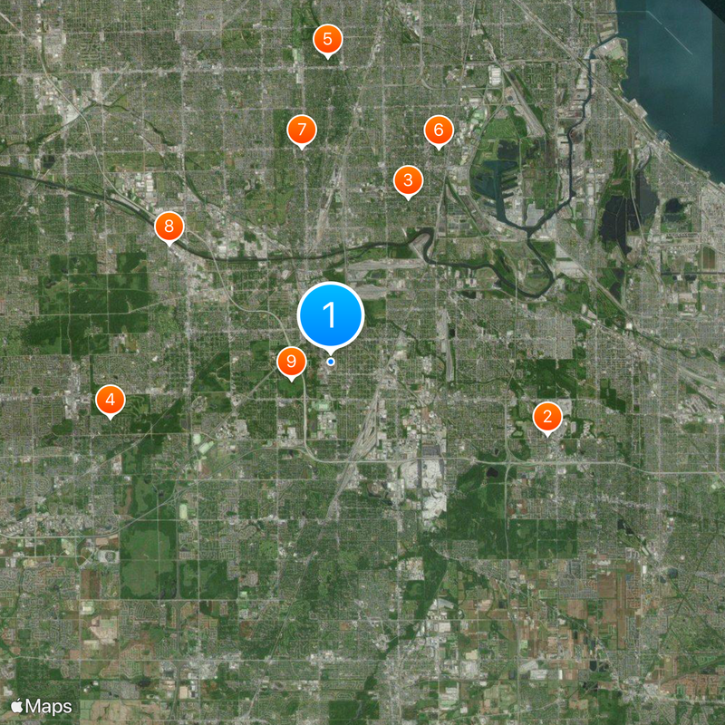 Dixie Square Mall Map
