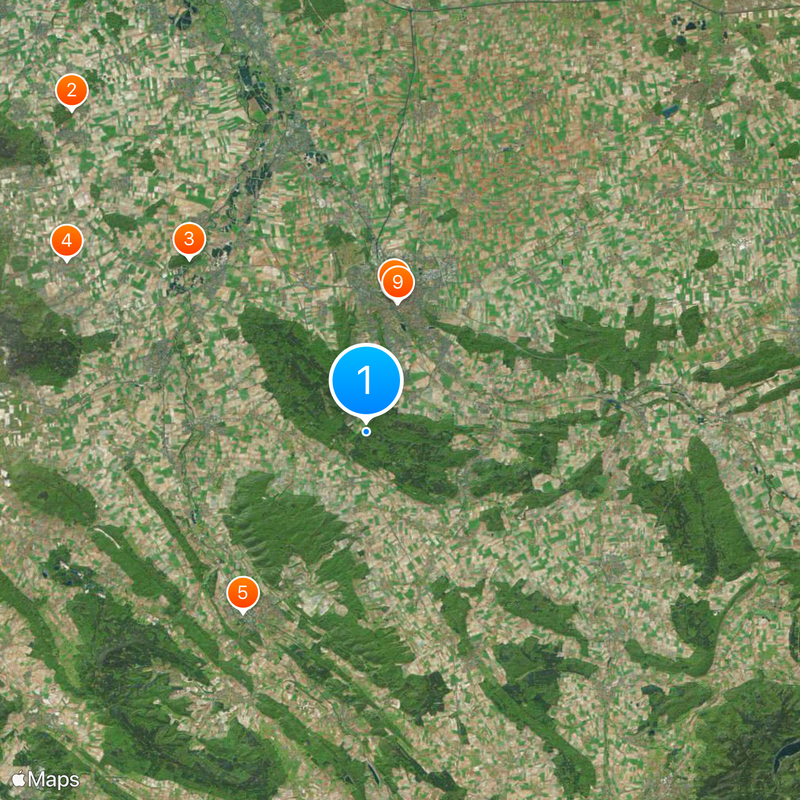 Circondario di Hildesheim Mappa