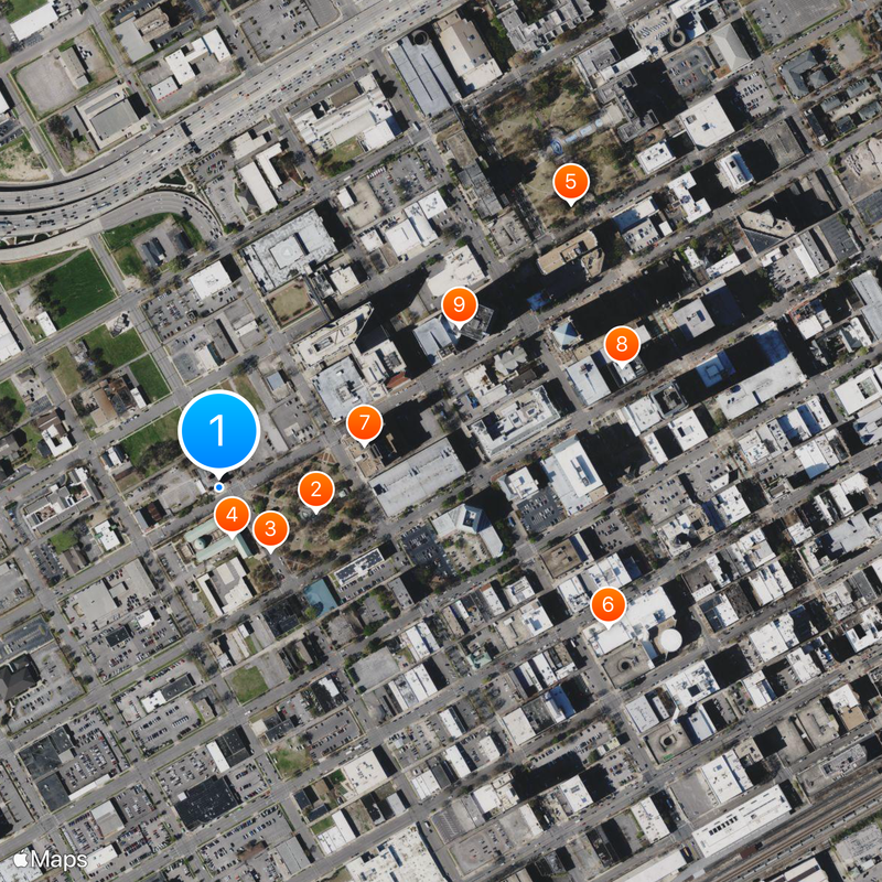 16th Street Baptist Church Map