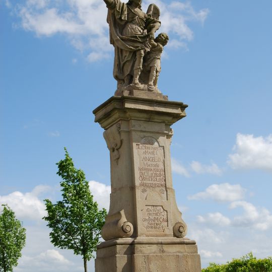Statue of Raphael the Archangel near Mariánská Týnice