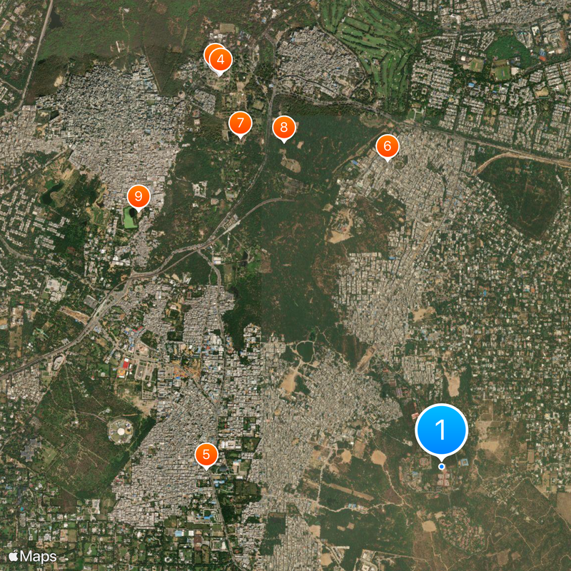 Indira Gandhi National Open University Map