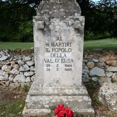 Cippi ad Enzo Busini e Giovanni Galli