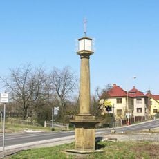 Boží muka na rohu ulic Liberecká a Lužická v Markvarticích