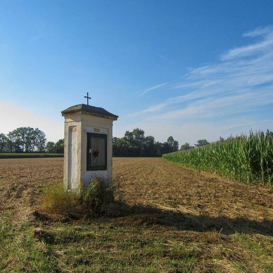 Kaplička v Lanžhotě na okraji obce U druháku