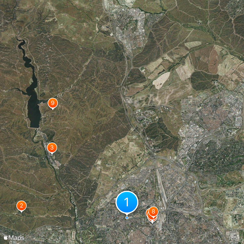 Fuencarral-El Pardo Mappa